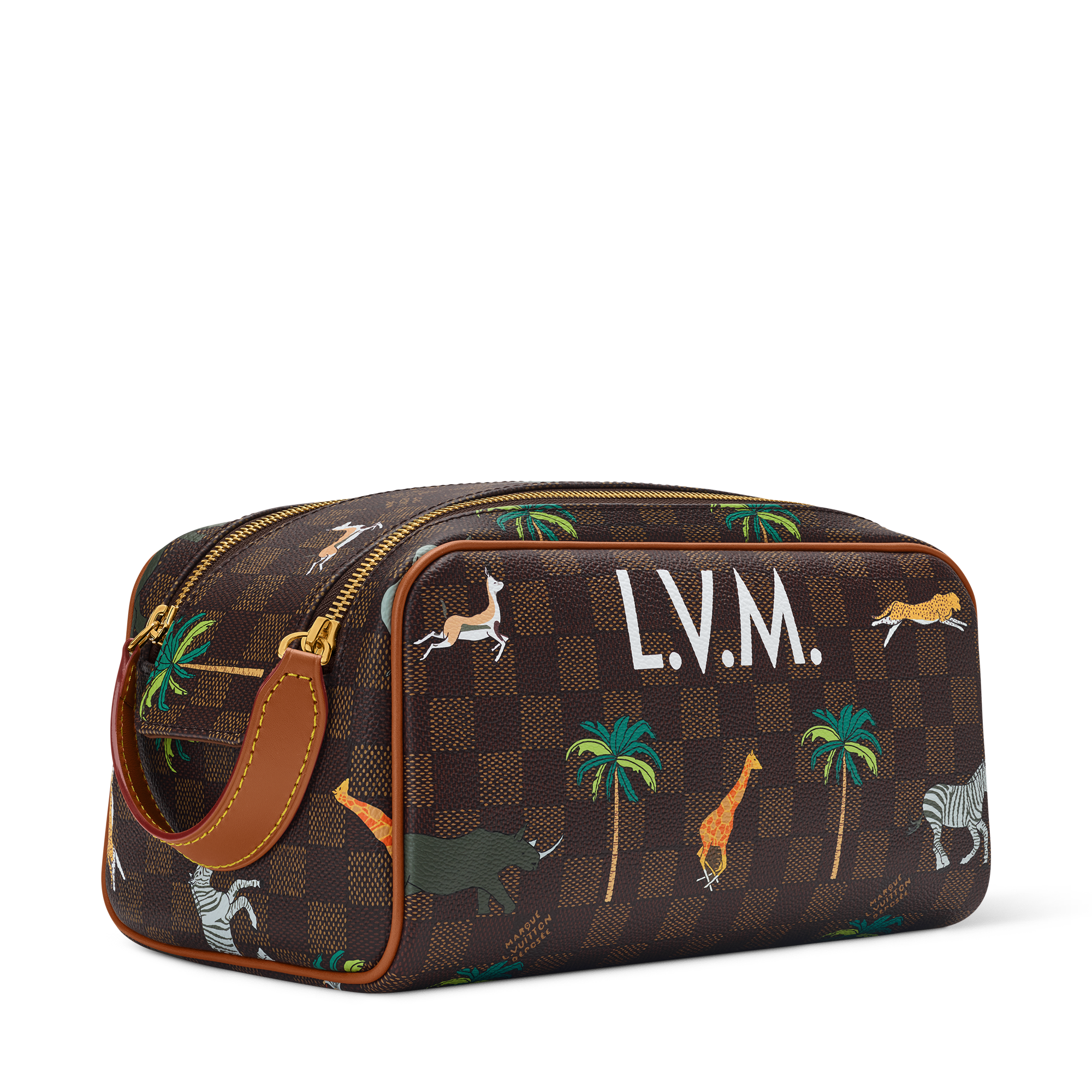 LV x The Darjeeling Limited Dopp Kit Canvas D15 - Valentine's Day